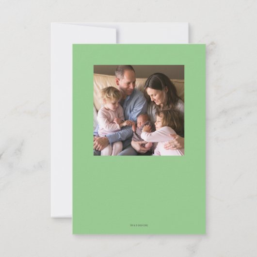 knijpen | Max Kerstkrans Kaart (Achterkant)