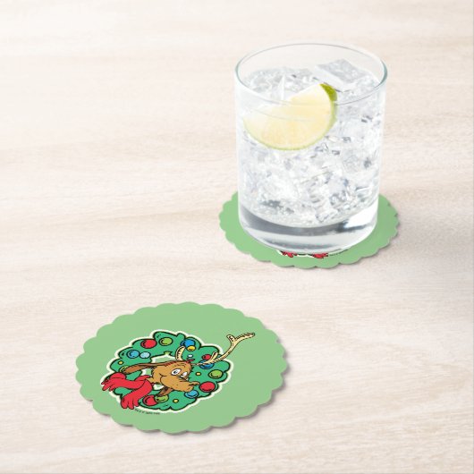 knijpen | Max Kerstkrans Kartonnen Onderzetters (Insitu)