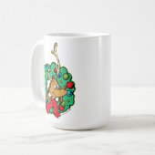 knijpen | Max Kerstkrans Koffiemok (Voorkant links)