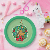 knijpen | Max Kerstkrans Papieren Bordje (Feest)