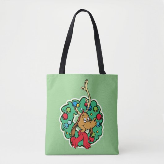 knijpen | Max Kerstkrans Tote Bag (Voorkant)