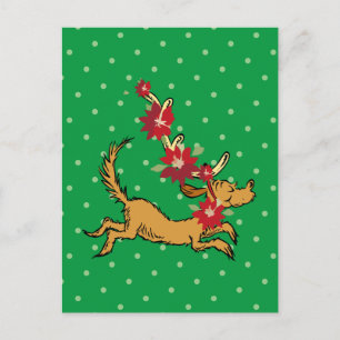 knijpen   Max Kerstmis Pointsettia Briefkaart
