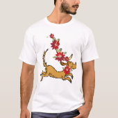 knijpen | Max Kerstmis Pointsettia T-shirt (Voorkant)