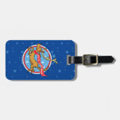 knijpen | Max Merry Grinchmas! Bagagelabel (Voorkant horizontaal)