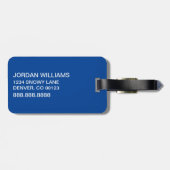 knijpen | Max Merry Grinchmas! Bagagelabel (Achterkant horizontaal)