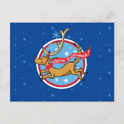 knijpen | Max Merry Grinchmas! Briefkaart (Voorkant)