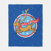 knijpen | Max Merry Grinchmas! Fleece Deken (Voorkant)