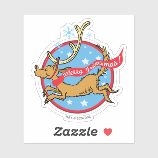 knijpen | Max Merry Grinchmas! Sticker (Vel)