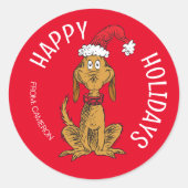 knijpen | Max Santa | Christmas Gift Label (Voorkant)