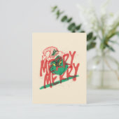 knijpen | Merry Merry Grunge Graphic Briefkaart (Staand voorkant)