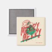 knijpen | Merry Merry Grunge Graphic Magneet (Voorkant / Achterkant)