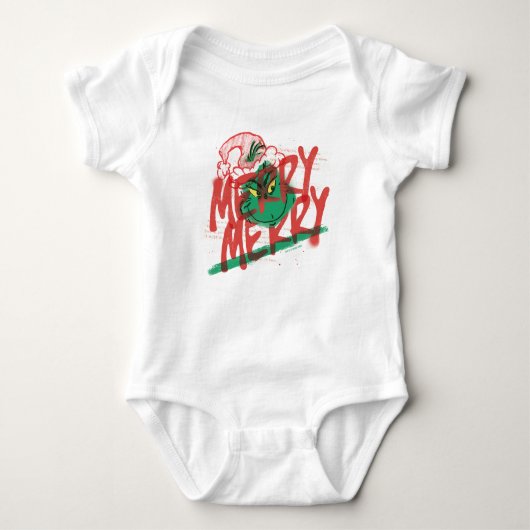 knijpen | Merry Merry Grunge Graphic Romper (Voorkant)
