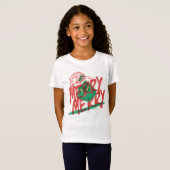 knijpen | Merry Merry Grunge Graphic T-shirt (Voorkant volledig)