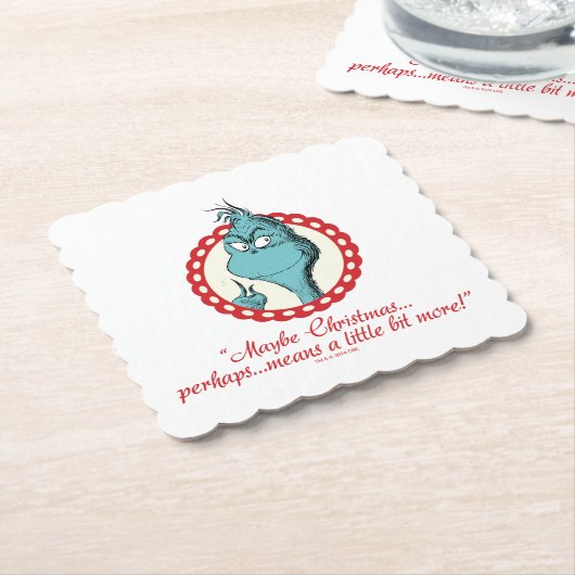 knijpen | Misschien Kerstmis... Kartonnen Onderzetters (Gebogen)