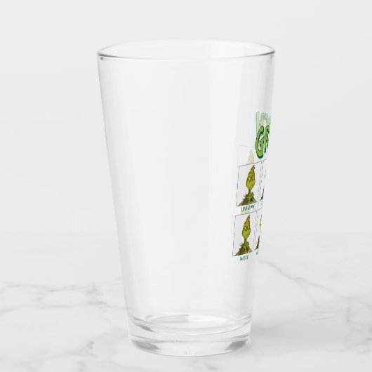 knijpen | Moods Grafiek Kerst Editie Glas (Rechts)