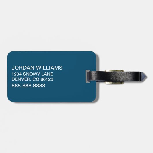 knijpen | Mt. Crumpit Snow Patrol Bagagelabel (Achterkant horizontaal)