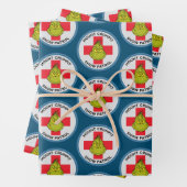 knijpen | Mt. Crumpit Snow Patrol Inpakpapier Vel (In situ)