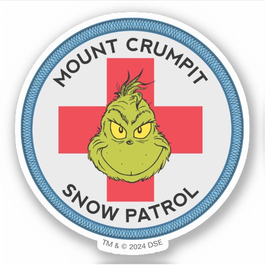 knijpen | Mt. Crumpit Snow Patrol Sticker (Voorkant)