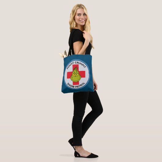 knijpen | Mt. Crumpit Snow Patrol Tote Bag (Op model)