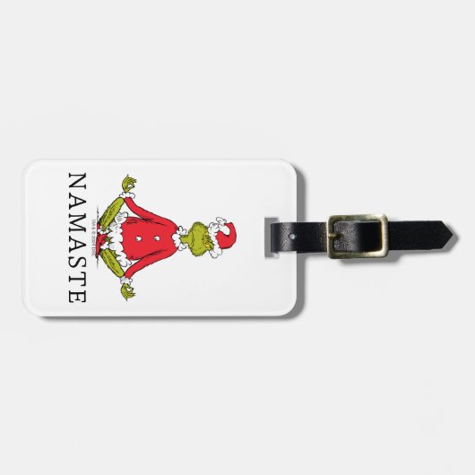 knijpen | Namaste Sinterklaas Bagagelabel (Voorkant horizontaal)