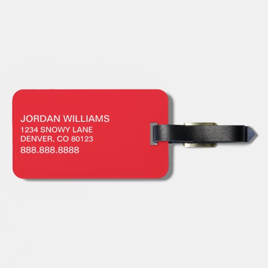 knijpen | Namaste Sinterklaas Bagagelabel (Achterkant horizontaal)