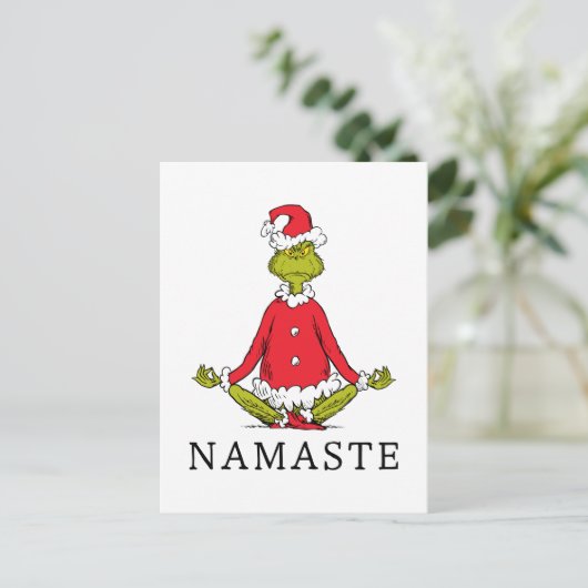 knijpen | Namaste Sinterklaas Briefkaart (Staand voorkant)