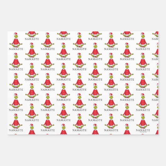 knijpen | Namaste Sinterklaas Inpakpapier Vel (Voorkant)