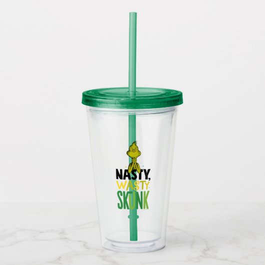 knijpen | Nasty Wasty Skunk Acryl Drinkbeker (Voorkant)