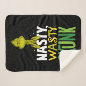 knijpen | Nasty Wasty Skunk Sherpa Deken (Voorkant (horizontaal))