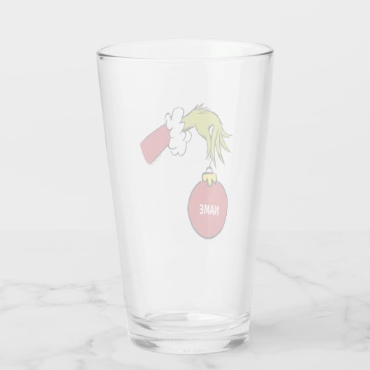 knijpen | Persoonlijke naam Glas (Achterkant)