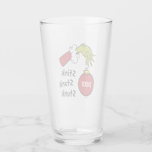 knijpen | Stink Stank Stunk Glas (Achterkant)