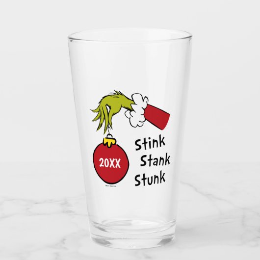 knijpen | Stink Stank Stunk Glas (Voorkant)