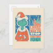 knijpen | Stop Christmas  Graphic Briefkaart (Voorkant / Achterkant)