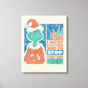knijpen   Stop Christmas  Graphic Canvas Afdruk