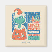 knijpen | Stop Christmas  Graphic Magneet (Voorkant)