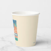 knijpen | Stop Christmas  Graphic Papieren Bekers (Achterkant)