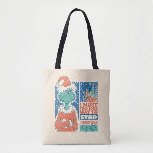 knijpen | Stop Christmas  Graphic Tote Bag (Voorkant)