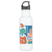 knijpen | Stop Christmas Graphic Waterfles (Voorkant)