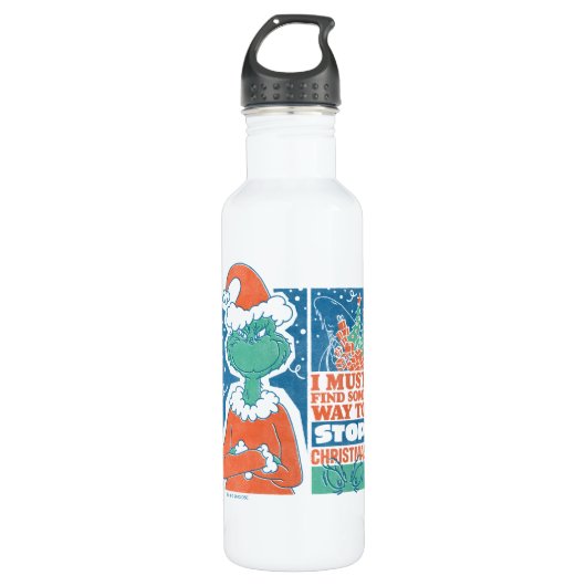 knijpen | Stop Christmas  Graphic Waterfles (Voorkant)