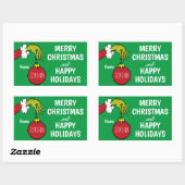 knijpen | Van het Label van de Kerstmisgift (Vel)