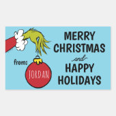 knijpen | Van het Label van de Kerstmisgift (Voorkant)