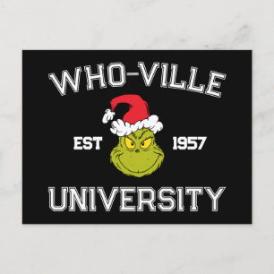 knijpen   Who-ville University EST 1957 Briefkaart