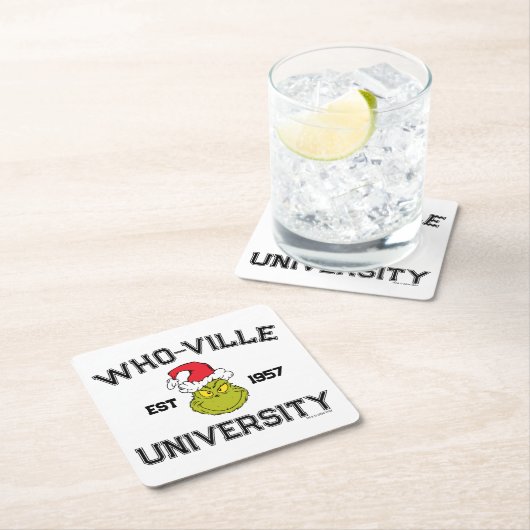 knijpen | Who-ville University EST 1957 Kartonnen Onderzetters (Insitu)