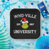 knijpen | Who-ville University EST 1957 Papieren Bordje (Feest)