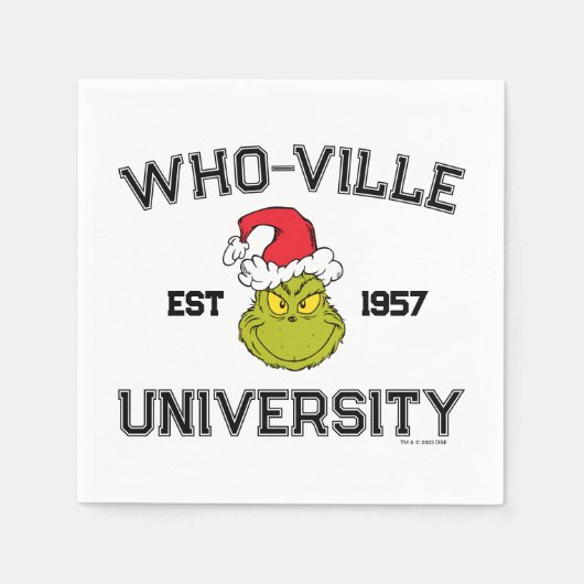 knijpen | Who-ville University EST 1957 Servet (Voorkant)