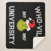 knijpen | Who-ville University EST 1957 Sherpa Deken (Voorkant)