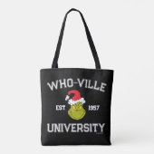 knijpen | Who-ville University EST 1957 Tote Bag (Achterkant)