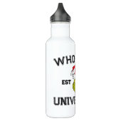 knijpen | Who-ville University EST 1957 Waterfles (Links)