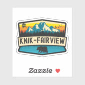 Knik-Fairview, Alaska Sticker (Vel)
