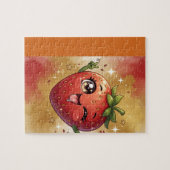 Knikkende Aardbei Legpuzzel (Horizontaal)